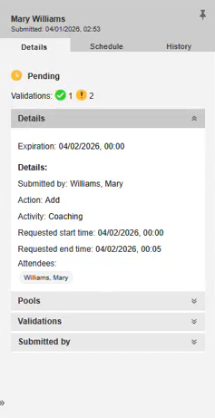 Screenshot of Details tab