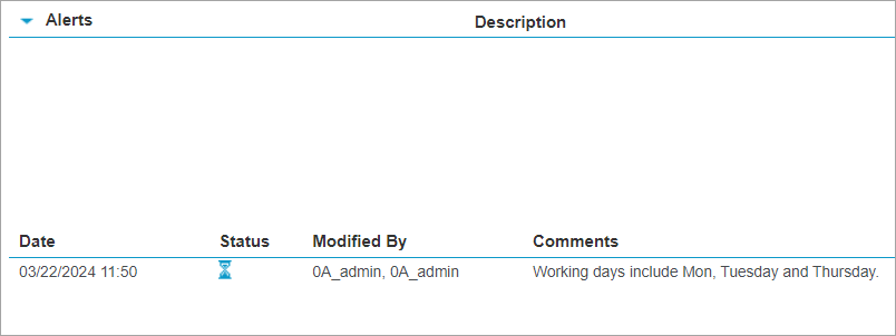 Combination of Individual Shifts - Shift Details